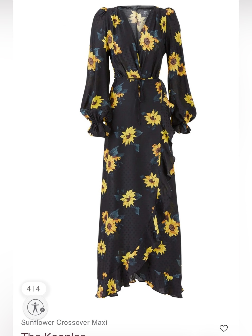 The Kooples Sunflower Crossover Dress